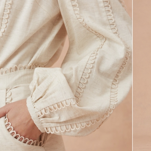 SOLD✨KEEPSAKE Linen Blouse - Picture 3 of 6